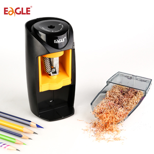 Ventes directes d'usine Noir Taille-crayons électroniques entièrement automatiques Certifié CE avec interrupteur de sécurité pour la papeterie de bureau - Product Image 6