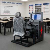Simulateur de conduite automobile électrique pour les écoles de conduite - Entraînement pratique pour les 12 ans et plus