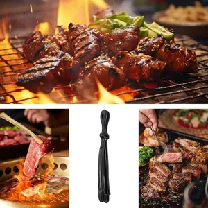 Wholesale Cooking <b>Tongs</b> Kitchen for Lightweight Heat-Resistant Rust-Proof Utensils <b>Serving</b> Food Toast Fryer Pasta Meat - Product Image 5