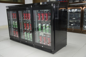 Equipo comercial de refrigeración de bebidas de una sola temperatura, congelador de nevera con pantalla profunda de helado con puerta de vidrio para hoteles - Product Image 4