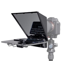 Téléprompteur portable FEELWORLD TP2 avec télécommande sans fil et séparateur de faisceau 70/30 pour enregistrement vidéo et diffusion en direct avec appareil photo reflex numérique