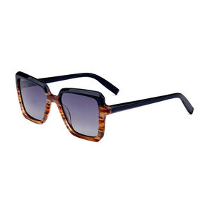 Lunettes de soleil tendance unisexe pour adultes en acétate, style œil de chat, grande monture carrée, verres pointus, élégantes et cool, tendance 2026 - Product Image 1
