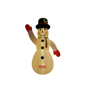 <b>Inflatable</b> Snowman 179.1 Outdoor Holiday Yard Decoration Multicolour PVC Material - Product Image 1