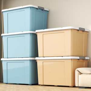 Bw6624s Bán Buôn Thêm Lớn Đa Chức Năng Gấp Nhựa Lưu Trữ Hộp Tổ Chức Hiện Đại Lưu Trữ Quần Áo Mền Đồ Chơi Trà Hộp - Product Image 2