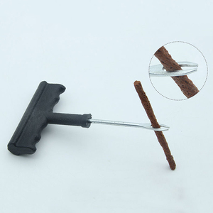 <span class=keywords><strong>Kit</strong></span> de Reparación de Pinchazos de Neumáticos de Coche sin Cámara de Alta Calidad, Manual, de Emergencia, de Metal y PP, de Uso General para Bicicletas y Motocicletas - Product Image 2