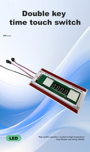 12V Defogging Dimming CCT Memory Timer And <strong>Temperature</strong> Double Touch Switch For Bathroom Mirrors Switches Dimmer - Product Image 6