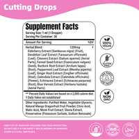 Gouttes liposomales OEM sous marque privée 30ml Complexe détoxifiant à base de plantes Mangue et fruit du dragon pour le soutien digestif et lymphatique 30 portions