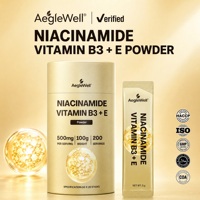 OEN ODM AegleWell Niacinamide Vitamine B3 Plus E en Poudre – Sachet Individuel – Antioxydant Quotidien pour l'Éclat Intérieur et le Bien-être