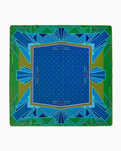 Tapis de Mahjong en Microfibre à Motif Floral, Ensemble de 12 Pièces, Pieds en Acier Inoxydable, Antidérapant, Réduction du Bruit, Prise US 110/220V pour le Poker - Product Image 4