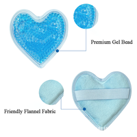 Compresa de Gel Reutilizable en Forma de Corazón, Fría o Caliente, para Alivio del Dolor por Lesiones, Compresa de Gel Suave para Regalos Promocionales