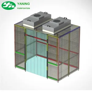 YaningプレハブDIYクリーンルームブース/クリーンルーム産業用クリーンシェッドモジュラークリーンルーム