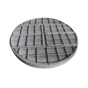 Almohadilla de malla Filtro desempañador Tamaño personalizado Malla de alambre de punto Desempañador de malla de alambre de PTFE de alta pureza de alta calidad - Product Image 1