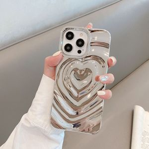 Custodia Protettiva 3D a Cuore per Ragazze, <span class=keywords><strong>Cover</strong></span> per <span class=keywords><strong>iPhone</strong></span> in Beige Solido, Custodia <span class=keywords><strong>Bianca</strong></span> e Nera con Cuore per <span class=keywords><strong>iPhone</strong></span> 17 - Product Image 4