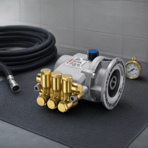 Pompe à piston haute pression Hawk 06/100 pour lavage de voitures et nettoyage industriel - Product Image 3