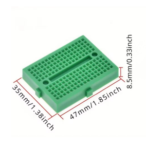 Mini Placa de Pruebas SYB-170, Placa de Circuito Experimental, Placa de Agujeros 35x47mm, Color - Product Image 4