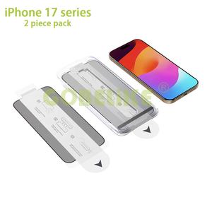 Protection d'écran en verre trempé anti-reflet <span class=keywords><strong>Meibo</strong></span> 9D facile à installer pour tous les téléphones (17, 16, 15, 14, 13, X, XR) - Product Image 2