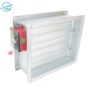 Clapet coupe-flamme en acier galvanisé avec actionneur pour CVC - Product Image 4