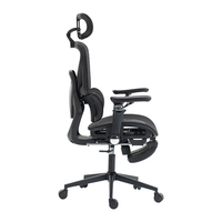 Chaise de jeu ergonomique en maille avec accoudoirs 9D, support lombaire extensible, confortable, design moderne et simple, pour usage domestique ou au bureau