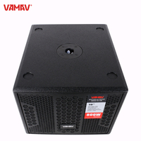 VAMAV Pro Audio NOVA TX10S Subwoofer actif en bois 400W RMS, avec DSP et amplificateur de classe D, idéal pour les systèmes de sonorisation DJ et les performances sur scène