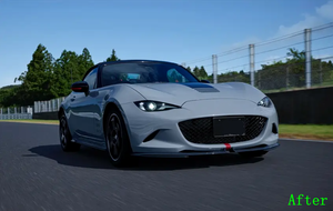 Parrilla Delantera para Mazda MX 5 ND1 ND2 2015-2026, Estilo Spirit Racing Roadster 12R, Color Negro Brillante, Diseño de Panal de Abeja - Product Image 5