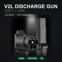 Adaptor V2L Tipe 2 Discharge Gun untuk Pengisian Daya EV Model HLD-BN-WB-20260927-24 Daya Luar Ruangan Baru