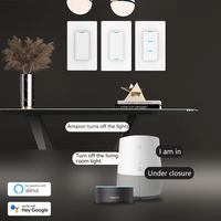 Vente Flash : Interrupteur Triple Intelligent Tuya pour Contrôle de l'Éclairage, Panneau Mural Américain, Contrôleur à Bouton Poussoir