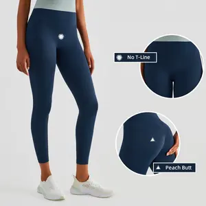 2022 Nude Feeling Women High Waist Yoga Pants Butt Lift Scrunch Butt Gym Leggings