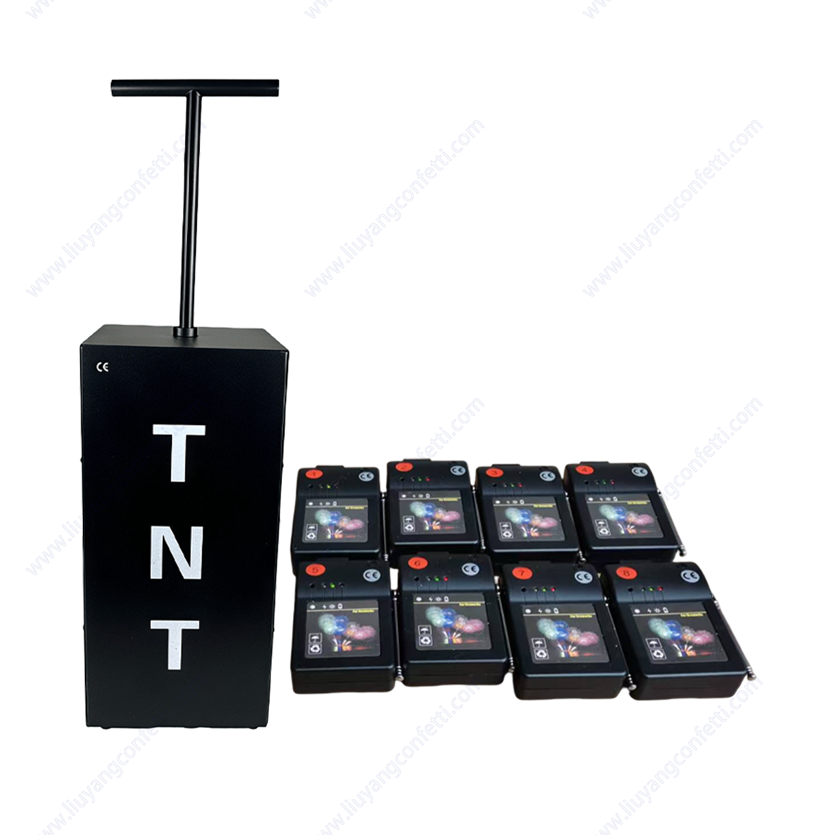 Kit de feux d'artifice tnt noir