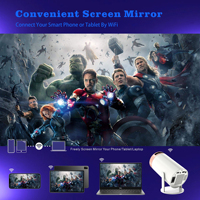 HY300 M1 Mini projecteur LED intelligent projecteur basse quantité minimale de commande OEM/ODM 4K résolution Portable Home cinéma Proyector prix bon marché