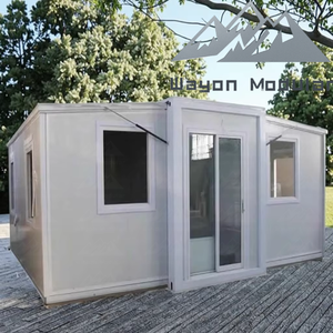 <span class=keywords><strong>Casa</strong></span> Prefabricada Expandible de Dos Alas Blancas Wayon con Ventanas Decorativas de Celosía para Villa en el Patio Trasero - Product Image 6