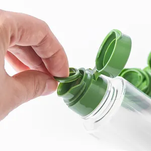 PE yemek yağı şişesi ile yüksek kalite 27mm plastik çekme halkası Flip Top Cap