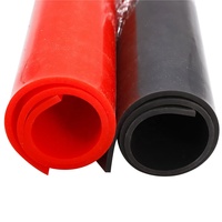 Rouleaux de feuilles de caoutchouc de silicone transparent orange