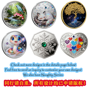 Medalla de Cobre Puro .999 de 5 AVDP oz, Favorita de los Coleccionistas Globales, Moneda de Cobre Personalizada con Relieve Alto y Color - Product Image 4