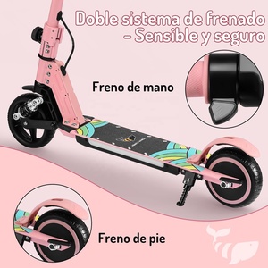 Scooter Eléctrico Plegable para Niños E10s, Marco de Aluminio, Luces LED Dobles, Velocidad Máxima 14 km/h, Autonomía de 60-90 Minutos, Envío desde Almacén en México - Product Image 3