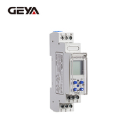 GEYA THC808-2 220V/85-250V 16A Timer Digital LCD dengan Layar LCD, Sakelar Timer Mingguan Pintar yang Dapat Diprogram