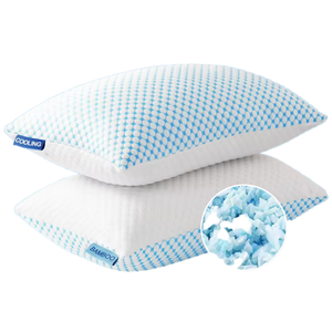 <span class=keywords><strong>Almohada</strong></span> <span class=keywords><strong>de</strong></span> Bambú Refrescante, <span class=keywords><strong>Almohada</strong></span> <span class=keywords><strong>de</strong></span> Espuma Viscoelástica Triturada, <span class=keywords><strong>Almohada</strong></span> Ajustable para Uso en Verano - Product Image 1