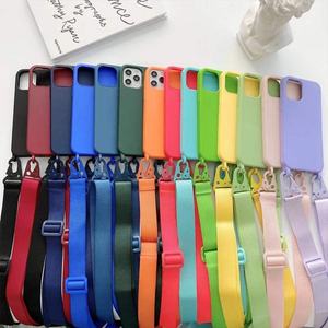 Coque de téléphone à bandoulière en silicone souple avec cordon, pour iPhone X 11 12 13 14 Pro Max – Offre Spéciale - Product Image 5
