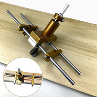 Facile à utiliser serrure mortaiseuse Slotter Jig clé trou perçage Guide système serrure trou ouvre Kit pour portes en bois