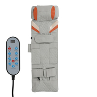 Vente en gros matelas de massage électrique avec vibration et chaleur massage shiatsu coussin de lit mat massage du cou pour la relaxation