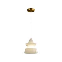 Lampe suspendue de chevet en marbre espagnol, modèle 592, 220V, pour chambre principale, entrée et comptoir de bar - Design moderne et luxueux
