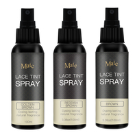 Private Label 100ml Dentelle Teinte Spray Forte Étanche Tenir Outils De Coloration Des Cheveux pour Fermetures Perruques