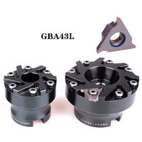 Fraise à rainures peu profondes SMP05, outil de fraisage à rainures peu profondes de type T pour centre d'usinage avec plaquettes GBA43L