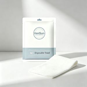 Customizable Adult <b>Large</b> Size Super Soft Disposable Bath <b>Towel</b> Strongly Absorbent Solid Color Travel Salon Use nonwoven fabric - Product Image 6