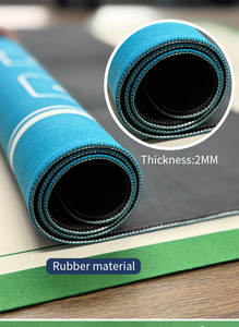 Tapis de Mahjong épais et lavable, surface en fibre imperméable avec dos antidérapant pour les jeux en famille - Product Image 4