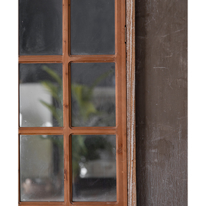 Nuovo Specchio Decorativo 2025 <span class=keywords><strong>in</strong></span> Legno e <span class=keywords><strong>Ferro</strong></span> Stile Art Déco, Finto Finestra per Decorazione Domestica - Product Image 4