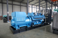 Weichai Baudouin Générateur diesel électrique 1000kW 1MW ouvert 12M33D1210E200 avec tension nominale et centre de données 50/60Hz
