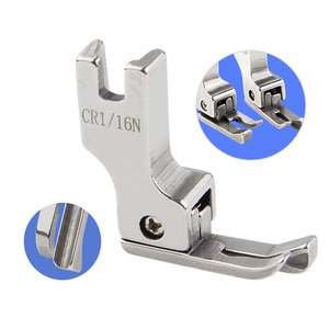 Pied presseur à fente haute et basse CR1/<span class=keywords><strong>32</strong></span> avec corde intégrée 0,2 mm <span class=keywords><strong>Pieds</strong></span> <span class=keywords><strong>presseurs</strong></span> à fil intégré gauche et droite Pièces de machine à coudre - Product Image 3