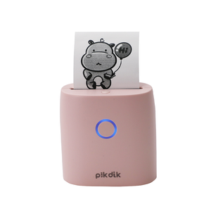 Thời trang màu <span class=keywords><strong>mini</strong></span> xách tay Máy in ảnh PD-Q2 Hồng BT4.0 300dpi - Product Image 4