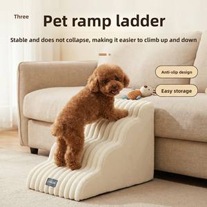 Escaliers pour animaux de compagnie en mousse antidérapante haute densité, confortables, durables et stables, pour chiens de petite taille - Product Image 5