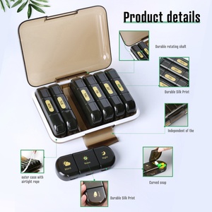 Gujia Y Học Hàng Ngày Du Lịch Thuốc Trường Hợp <span class=keywords><strong>3</strong></span> Lưới Du Lịch Thuốc Hộp Lưu Trữ Giá Cả Hợp Lý Thuốc Hộp Lưu Trữ Container - Product Image 2